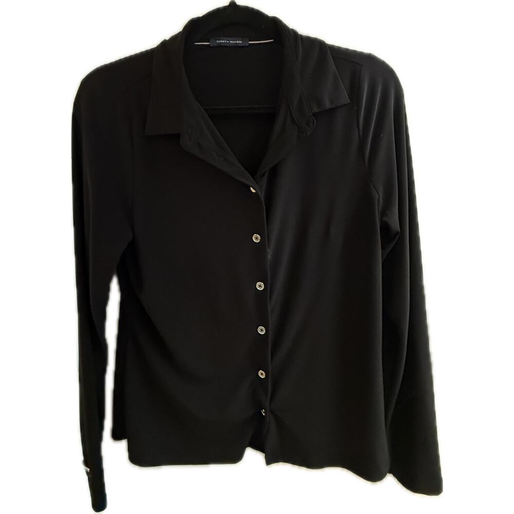 Tommy Hilfiger Black Buttoned Shirt